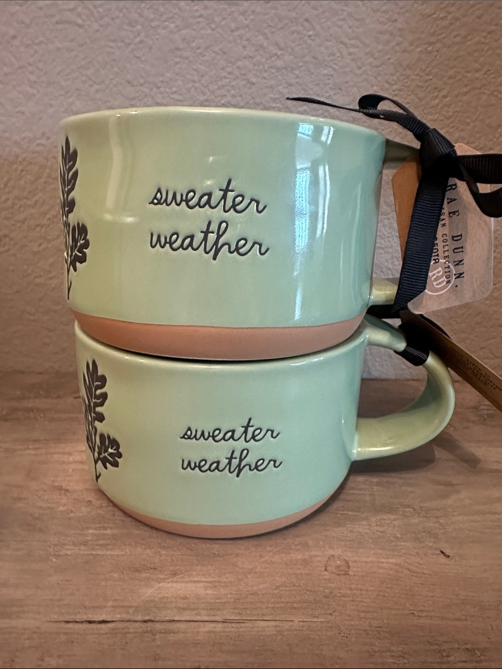 Rae Dunn Sweater Weather Soup/Chili Bowl Set